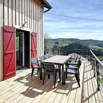 Le Chemin des Cerisiers - Maison vue montagne