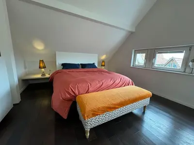 Un ou plusieurs lits dans un hébergement de l'établissement La Maison de l'Ours - Avec Patio & Garage - 8 personnes