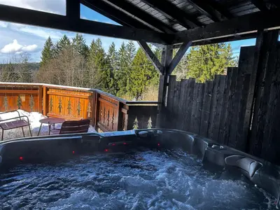 Plan de l'établissement Chalet avec jacuzzi privé, vue sur les Vosges