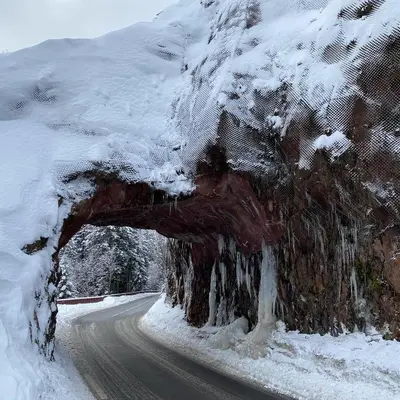 L'établissement Le Nichoir en hiver