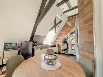 Cuisine ou kitchenette dans l'établissement Loft Bariga