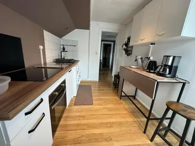 Cuisine ou kitchenette dans l'établissement Le Sochalien - Appt 6 pers - Tout confort - Proche Peugeot