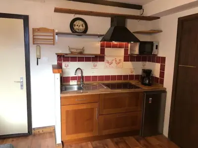 Cuisine ou kitchenette dans l'établissement Studio Avalon I
