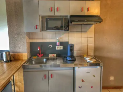 Cuisine ou kitchenette dans l'établissement Charton au Markstein