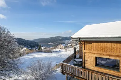 Paysage naturel près de le chalet