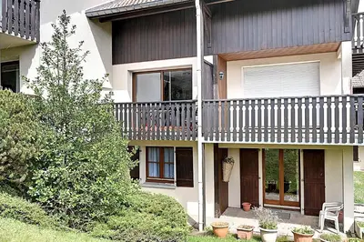 Balcon ou terrasse dans l'établissement Pré Fleuri 1 - Appt vue lac et montagne