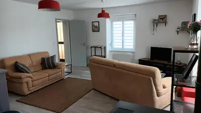 Coin salon dans l'établissement Chez Annette