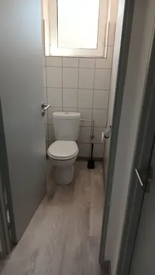 Salle de bains dans l'établissement Chez Annette