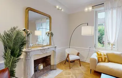 Coin salon dans l'établissement Maison Lafayette - COLODGE