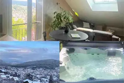 Plan de l'établissement appartement la fleur d'abeille avec une belle vue et spa