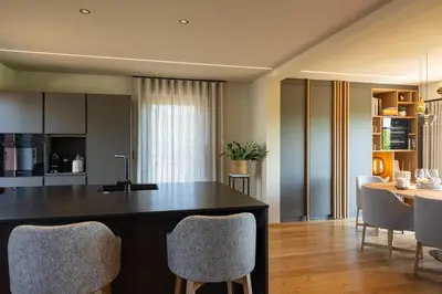 Cuisine ou kitchenette dans l'établissement La Villa du Morakopf - Colmar