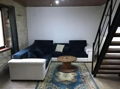 Coin salon dans l'établissement Logis cosy