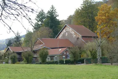Paysage naturel près de le chalet