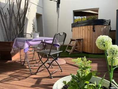 Jardin de l'établissement Gîte EMOZIONE