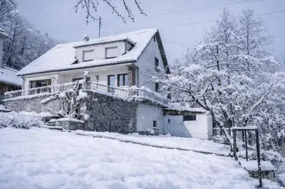 L'établissement Insel Paradise en hiver