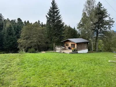 Paysage naturel près de le chalet