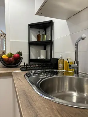 Cuisine ou kitchenette dans l'établissement Rhein Stopover - Appartement 2 Personnes