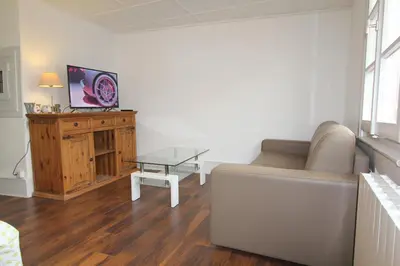 Télévision ou salle de divertissement dans l'établissement L'Appartement - Cœur de Riquewihr - 2 à 4 personnes