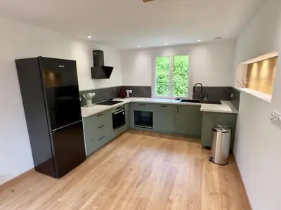 Cuisine ou kitchenette dans l'établissement L Envol Maison Entière