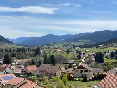 Paysage naturel près de le chalet