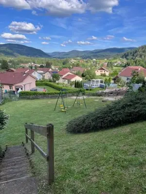 Paysage naturel près de le chalet
