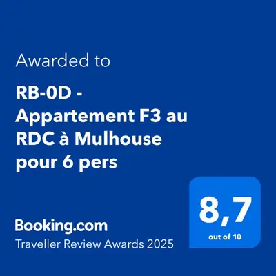 Certificat, récompense, panneau ou autre document affiché dans l'établissement RB-0D - Appartement entier F3 au RDC de 1 à 6 pers