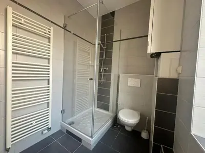 Salle de bains dans l'établissement #Aujé - Appart Mulhouse Centre