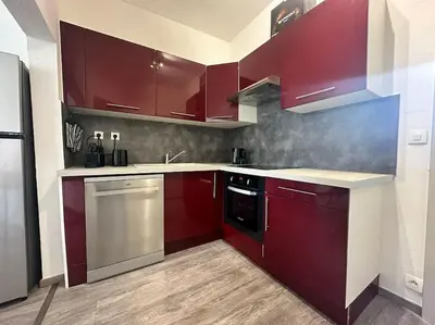 Cuisine ou kitchenette dans l'établissement #Aujé - Appart Mulhouse Centre