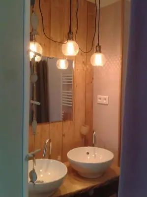 Salle de bains dans l'établissement Logement indépendant