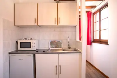 Cuisine ou kitchenette dans l'établissement Les Tanneurs - Colmar Hyper Centre