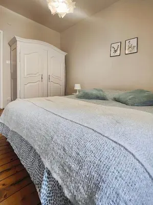Un ou plusieurs lits dans un hébergement de l'établissement L'Haussmannien Moderne - Centre-ville - Elégant