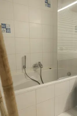 Salle de bains dans l'établissement Appartement proche du Coeur de Colmar et de la gare
