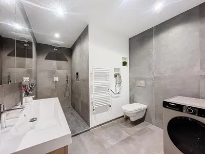Salle de bains dans l'établissement Appartement centre historique