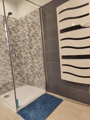 Salle de bains dans l'établissement Beau trois pièces au centre de Sélestat centre