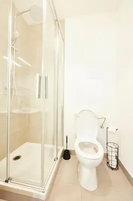 Salle de bains dans l'établissement RB-2D - Appartement F2 au 2ème étage à Mulhouse de 1 à 3 pers