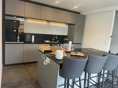 Cuisine ou kitchenette dans l'établissement Full House, Jacuzzi, Netflix, 8 pers, free Parking 10' Colmar