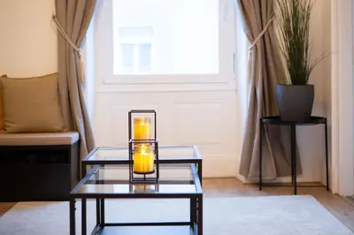 Coin salon dans l'établissement Moderne et spacieux, près du centre de Mulhouse