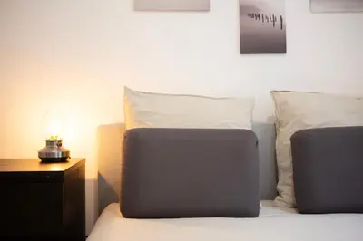 Coin salon dans l'établissement Moderne et spacieux, près du centre de Mulhouse