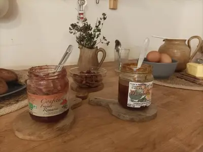 Nourriture dans la maison d'hôtes ou à proximité