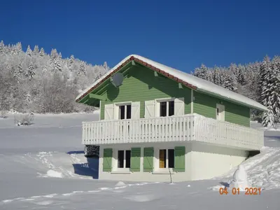 L'établissement La Bresse Hautes Vosges Chalet 2 à 6 personnes en hiver