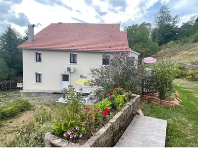 Jardin de l'établissement Grande maison à à Bresse avec jacuzzi cheminée et jardin Idéal pour les familles et amis