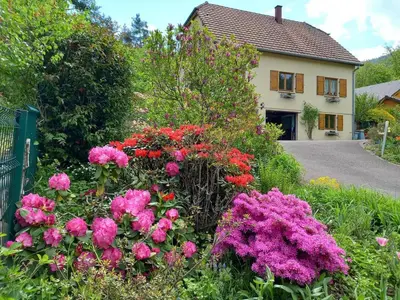 Jardin de l'établissement chez Marie et Eric
