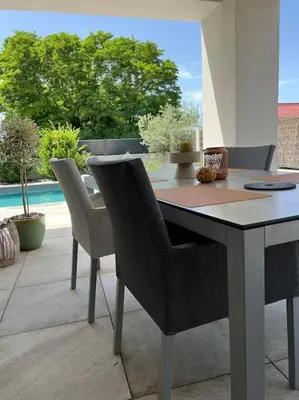 Piscine de l'établissement Villa de l'Elbe proche Europapark en Alsace ou située à proximité