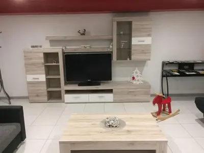 Cuisine ou kitchenette dans l'établissement Spacieux appartement dans le vignoble