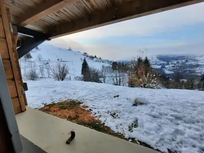 Paysage naturel près de le chalet
