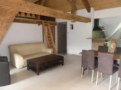 Coin salon dans l'établissement LE MASSIF - Appartement au sommet avec vue panoramique