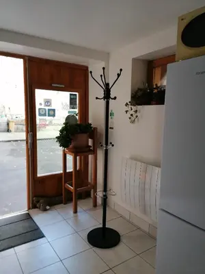 Cuisine ou kitchenette dans l'établissement Chambres d'hôtes chez Loulou et Caramel