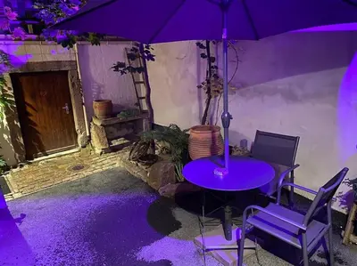 Terrasse ou espace extérieur de l'établissement Gîte le Chaudron
