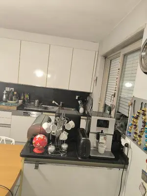 Cuisine ou kitchenette dans l'établissement Vro