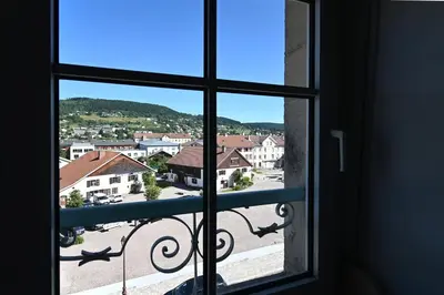 Vue générale sur la montagne ou vue sur la montagne depuis l'appartement